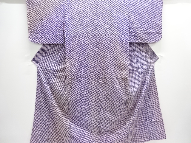 JAPANESE KIMONO / ANTIQUE KIMONO / TAISHO ROMAN STYLE / COTTON / FLOWERS